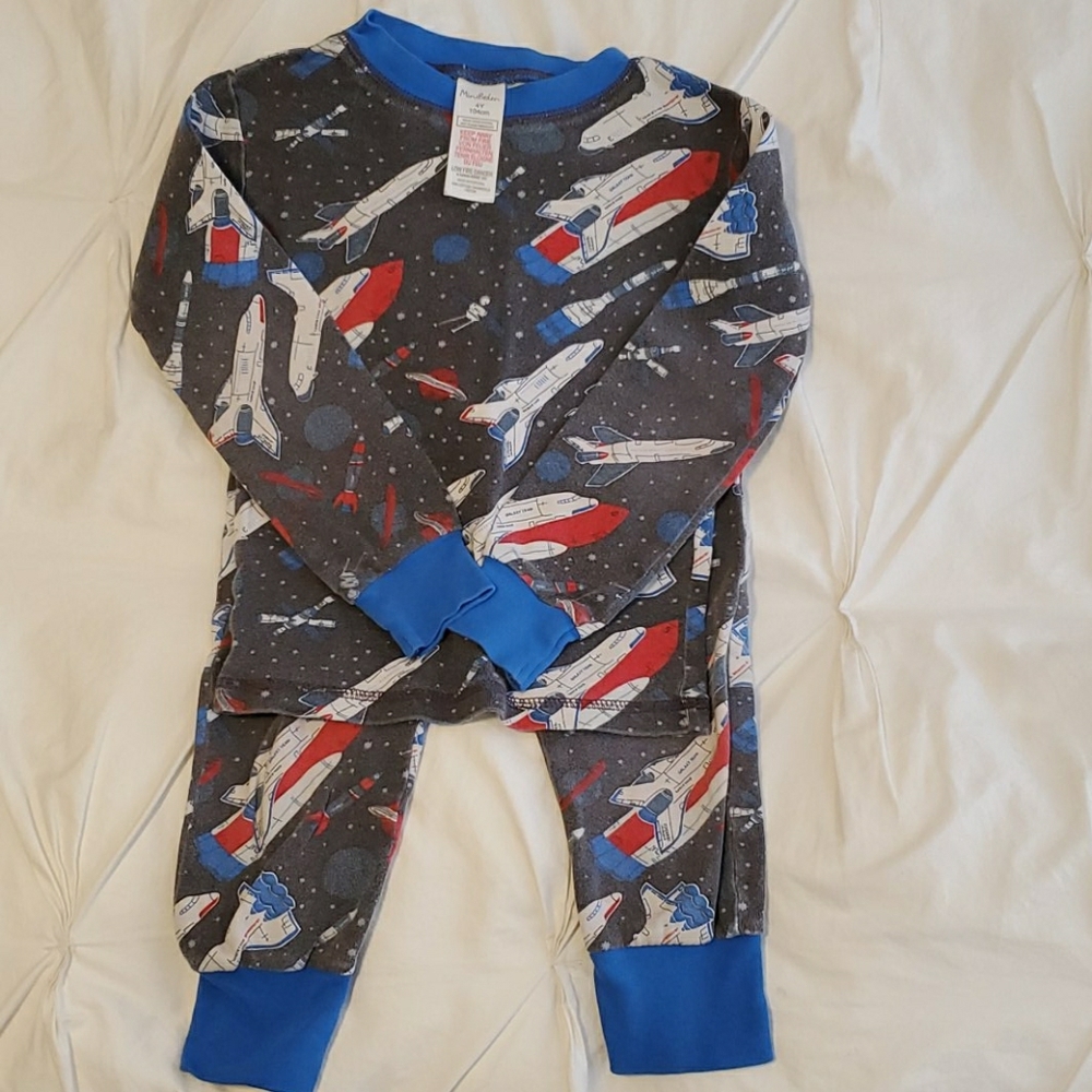 Mini Boden Boy PJ 4Y Glow in the Dark